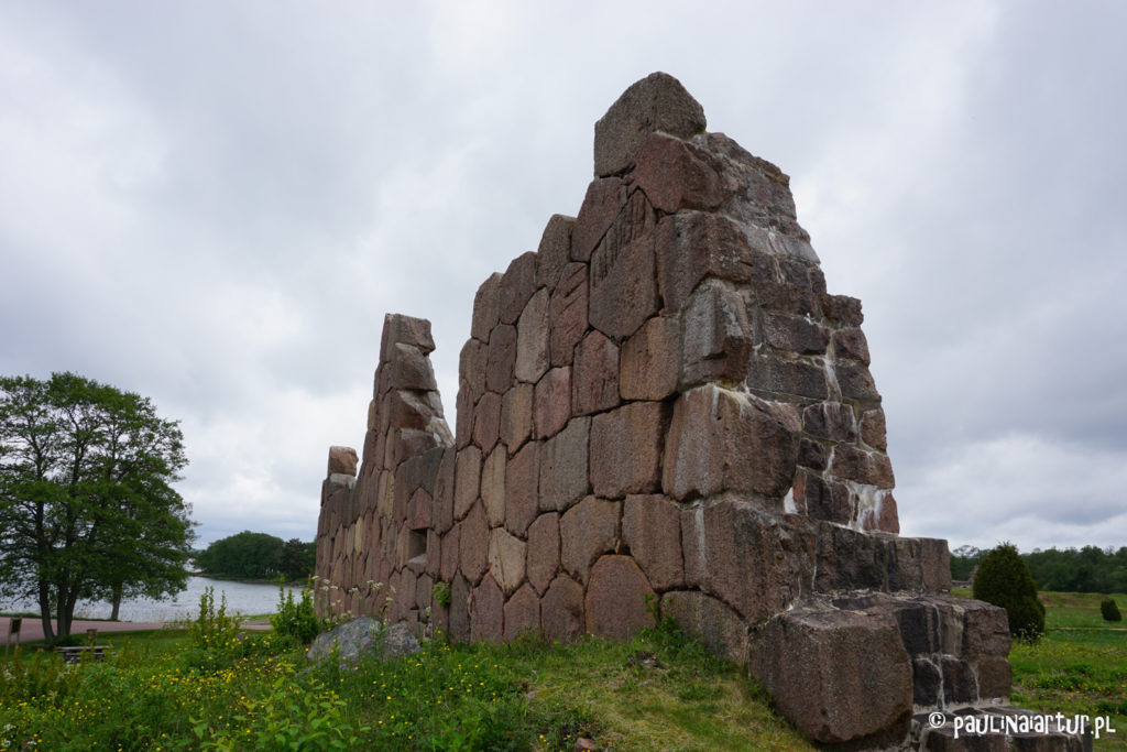 Pozostałości twierdzy w Bomarsund