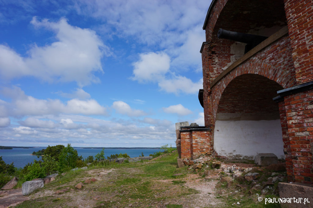 Pozostałości twierdzy w Bomarsund